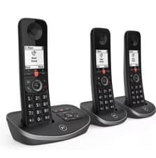 Image of BT Advanced Trio Triple Cordless Phone Telephone Answer Machine Call Blocker