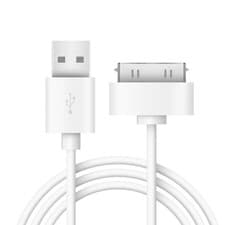 Image of Apple iPhone iPad iPod 30 Pin to USB Charger Charging Cable Genuine Brand New