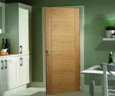 Image of Internal Oak Pre Finished Taunton 6 Panel Solid Doors FACE & EDGE DEFECTS