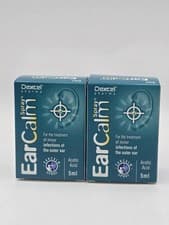 Image of 2x EarCalm For Minor Treatements Of Infections Of Outer Ear - 5ml