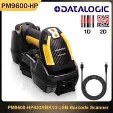 Image of Datalogic PowerScan PM9600-HP433RBK10 Barcode Scanner Handheld USB 1D 2D Scanner