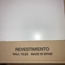 Image of 3 Boxes Beige Off White Bathroom Revestimiento Wall Tiles - 25 X 40 cm 4.5 m2