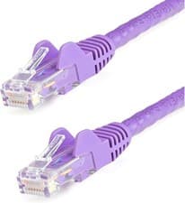 Image of StarTech.com 25ft CAT6 Cable - Purple CAT6 Ethernet Cable - Gigabit Ethernet