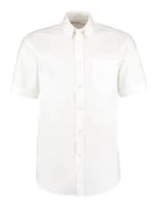 Image of Mens Short Sleeve Shirt Office Work Formal Classic Fit Premium Oxford Shirts