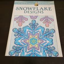 Image of Creative Haven Snowflake Designs Coloring Book (Adult Coloring Book) NEW