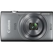 Image of Canon IXUS 160 Compact Digital Camera Dark Grey, 20MP, 8x Optical Zoom