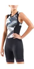 Image of 2XU Compression Full Zip Sleevele Trisuit XS Black White Triathalon NEW