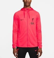 Image of NIKE LIVERPOOL F.C DRI-FIT HOODED MEN'S JACKET (SIZE'S M, L,) NEW