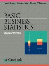 Image of Basic Business Statistics A Casebook by Dean P. Foster (Paperback Book)
