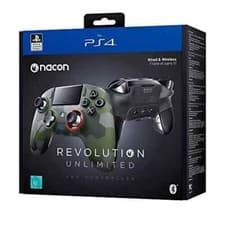Image of Nacon Revolution Unlimited Pro Controller for Sony PlayStation 4 Camo Green- New