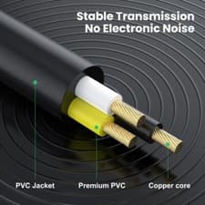 Image of 3.5mm Sound Adapter 3.5mm Cable Headsets Male to Female Transmission for Laptop