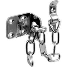 Image of Sterling Heavy Duty Front Door Chain Chrome/Brass Home Safety Lock Security DIY