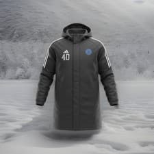 Image of Adidas TSF Academy Tiro 24 Stadium Parka in black/ white Size M
