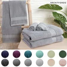 Image of Brentfords Luxury 100% Cotton Soft Face Hand Bath Sheet Bathroom Towel Wholesale