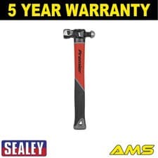 Image of Sealey Premier Ball Pein Hammer with Fibreglass Shaft 24oz BPHG24