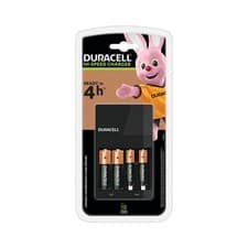 Image of Duracell 4 Hour Battery Fast Charger CEF14 with 2x AA/2x AAA Batteries 5004979