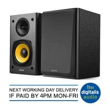 Image of Edifier R1000T4 Active Bookshelf Speakers 2.0 TV MAC PC Monitors Black OPEN BOX