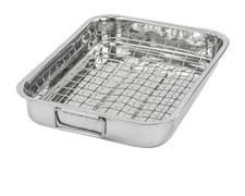 Image of Stainless Steel Roasting Tin with Rack 3 Sizes 3.5L 4.5L 7L Oven Safe