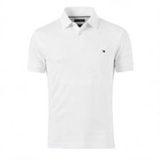 Image of Tommy Hilfiger Men’s White Regular Fit 1985 Polo Shirt Short Sleeve BNWT RRP £75