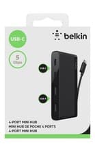 Image of Belkin USB-C 4-Port Mini Hub (USB Type-C)
