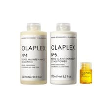 Image of Olaplex Wash and Shine Hair Kit: No. 4, 5, 7, Shampoo & Conditioner Set