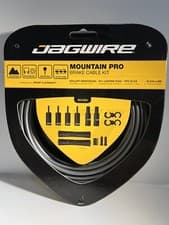 Image of Jagwire Mountain Pro Brake Cable Kit Ice Grey UK sale fast Shipping Shimano Sram