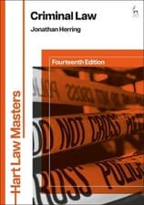 Image of Criminal Law by Jonathan Herring - 9781350510135