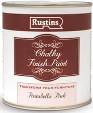Image of RUSTINS QUICK DRY CHALKY FINISH FURNITURE PAINT MULTIPLE COLOURS 250ML 500ML NEW