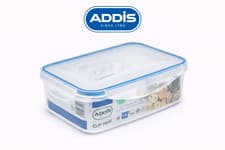 Image of Addis Clip Tight Rectangular Food Storage Container - 1.2L - BPA Free - Airtight