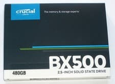 Image of Crucial BX500 480GB SATA III SSD, CT480BX500SSD1, Unused in Sealed Box