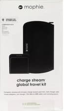 Image of Mophie Charge Stream Global Travel Kit Wireless Charger with World Plug Adapters