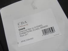 Image of Filters for CDA CCA52WH Cooker Hood Canopy Carbon Charcoal Extractor CHA15