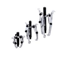 Image of Triple Leg Gear Puller 75 & 100 & 150mm Reach Carbon Steel Set 3pcs