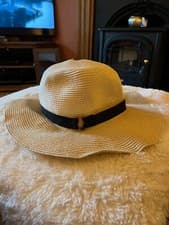 Image of Accessorize Tortoiseshell Ring Fedora Hat BNWOT Medium/Large