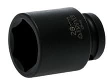 Image of Teng 920528N Impact Socket Hexagon 6 Point 1/2in Drive 28mm