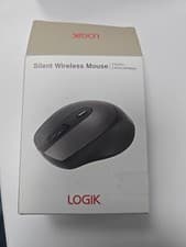 Image of Logik LWLMSL23 Wireless USB Silent 4-Button Mouse Grey