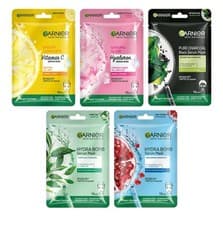 Image of Garnier Sheet Mask Pack of 5 - All Variant