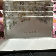 Image of NEW Ted Baker Vanilla Cardholder Zip-up Jjenie Wallet / Purse RARE