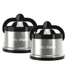 Image of Anysharp Pro Metal Knife Sharpener with Suction, 2 Pack in 3 Colours