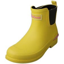 Image of Barbour Abbeyfield Womens Wellington Boots in Yellow - 6 UK