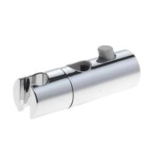 Image of Aqualisa Rush/Dual 22mm Rail Shower Head Clamp Bracket Holder - Chrome (664910)