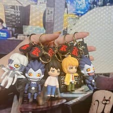Image of DEATH NOTE Keyring pendant Anime Ryuk Yagami Light key chain Pendant Gift