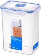 Image of LocknLock 1.8L Rectangular Airtight Food Storage Container Clear/Blue BPA-Free