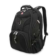 Image of SwissGear Wenger SWISSGEAR 1900 ScanSmart TSA Laptop Backpack 17” Travel Work Bl