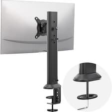 Image of HEMUDU Single Desk Monitor Arm Mount Stand Fit for 13 Inch to 32 Inch Flat Curve