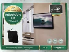 Image of AVF Premium Adjustable Tilt TV Mount NUL201: VESA - UP TO 32" 25KG - Brand New