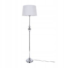 Image of Floor Lamp 1x60w E27 Silver - Elegant Nit/pvc Shade
