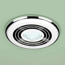 Image of Cyclone Chrome LED High Powered Inline Fan - Cool White | 32700