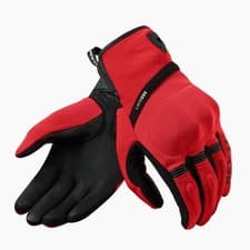 Image of Rev'it! Mosca 2 Riding Motorcycle Motorbike Textile Gloves Red / Black