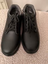 Image of Click New Footwear Tie safety  Shoes Micro Fibre Size 6/39 Black, work shoes.